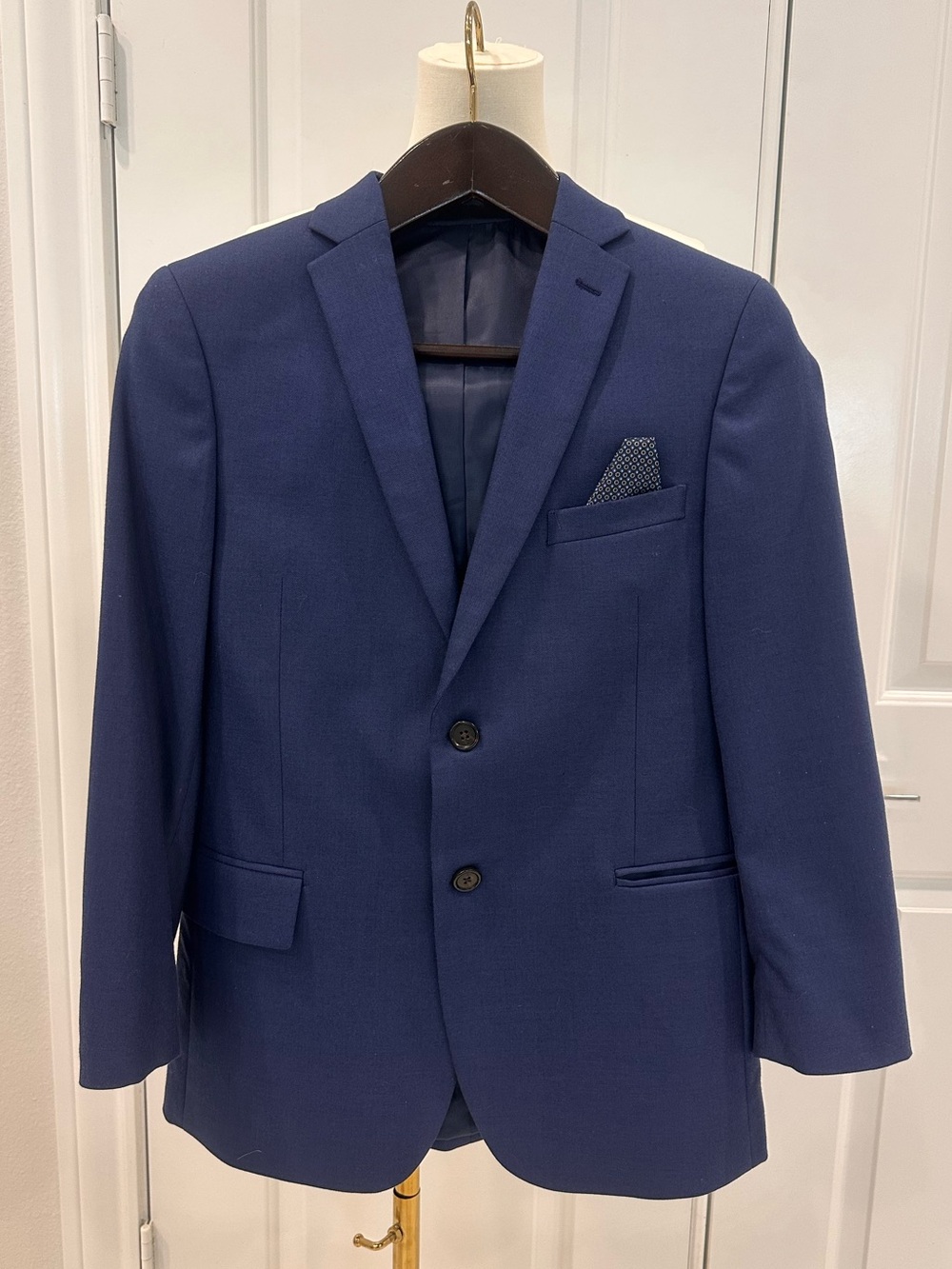 Ralph Lauren Boys' Navy Two-Button Blazer Size 18R